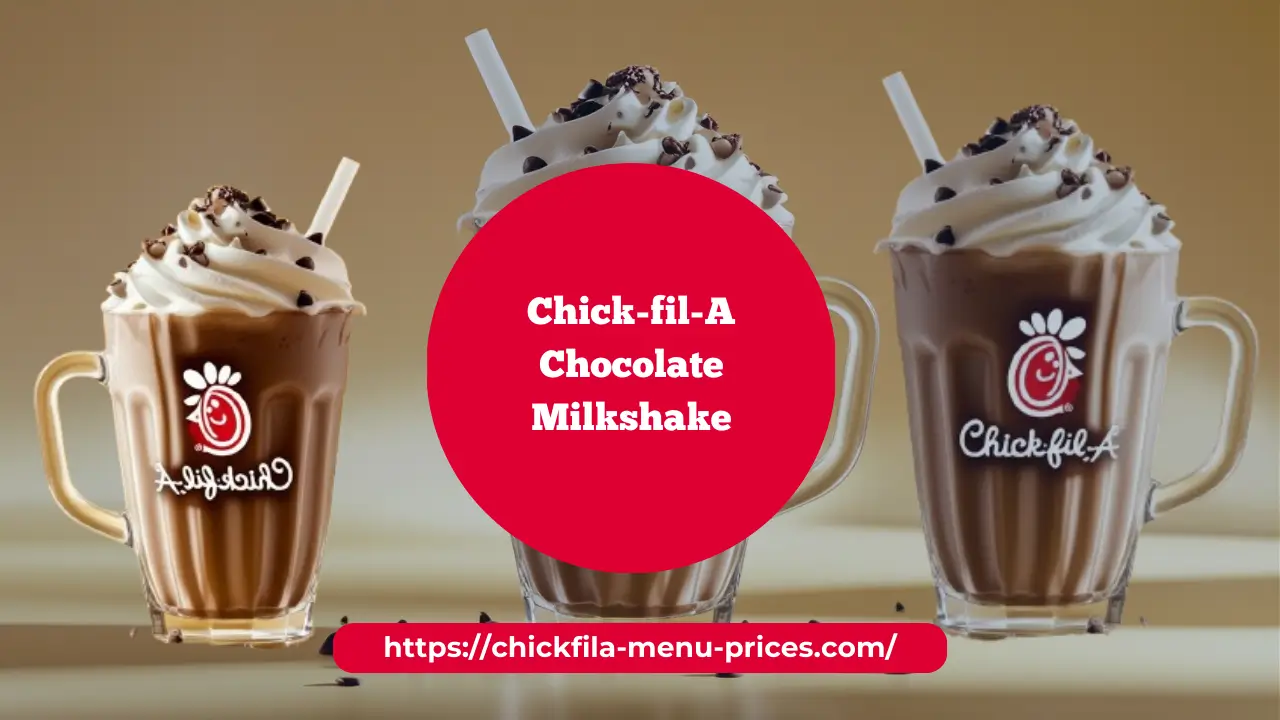 Chick fil A Chocolate Milkshake Price 5.89