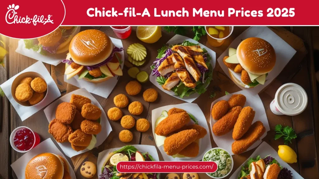 Chick-fil-A Lunch Menu Prices 2025
