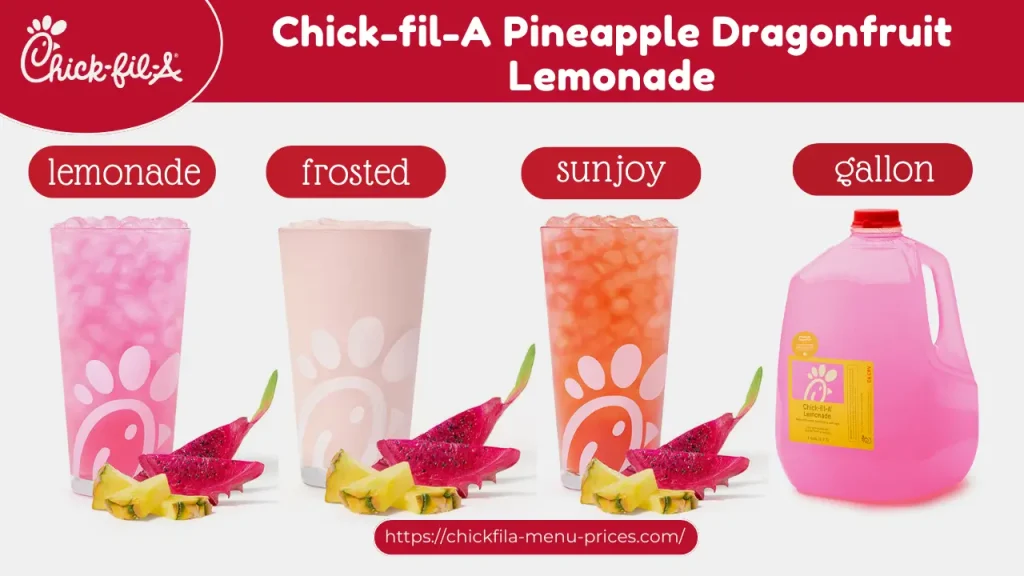 Chick-fil-A Pineapple Dragonfruit Lemonade